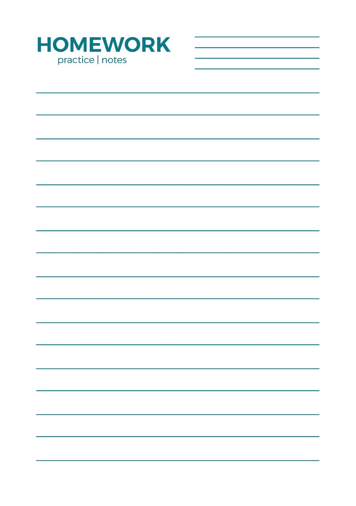 Сторінка домашнього завдання Homework — practice і notes